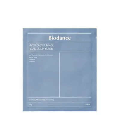 Biodance Hydro Cera-Nol Real Deep Maschera per un'idratazione intensiva 34 g 34 ml