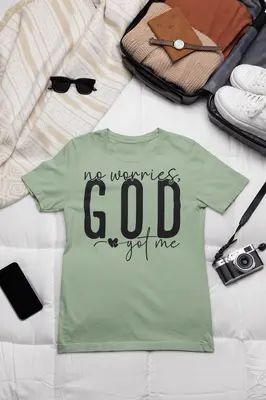 No Worries, God Got Me Tee
