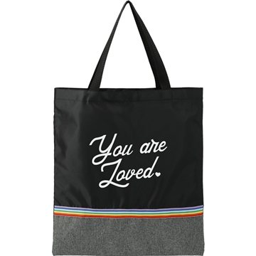 200 Promotional Rainbow rPET Convention Tote - Recycled & ...
