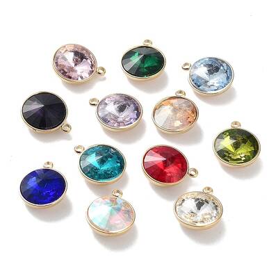 Faceted Glass Pendants