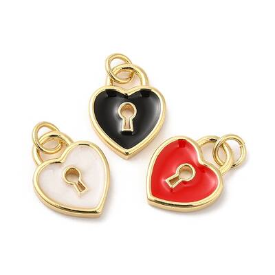 Real 16K Gold Plated Brass Enamel Charms