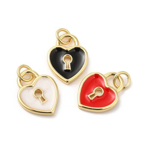 Real 16K Gold Plated Brass Enamel Charms