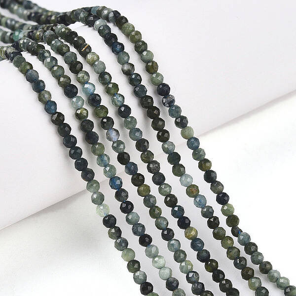 Natural Blue Tourmaline Beads Strands