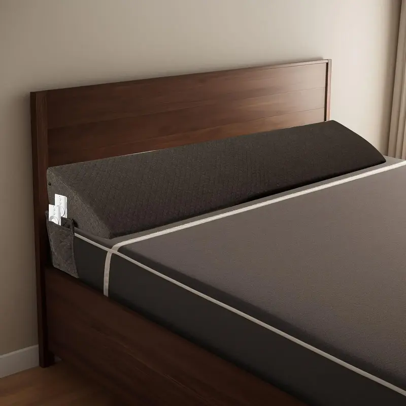 Bed Wedge Pillow, 1 Count Comfortable Bed Cushion, Multifunctional Filler for Headboard & Ideal Christmas Gift and Decoration...