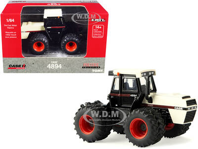 Case 4894 Tractor with Dual Wheels Cream and Black \