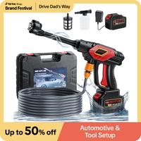 NEXPOW 1000PSI Cordless Pressure Washer, 2.4GPM Portable Power Washer with 6-in-1 Adjustable Nozzle, Power Cleaner with 32.8f...