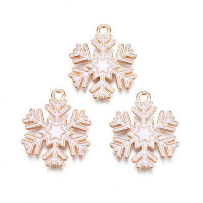 Christmas Style Alloy Enamel Pendants