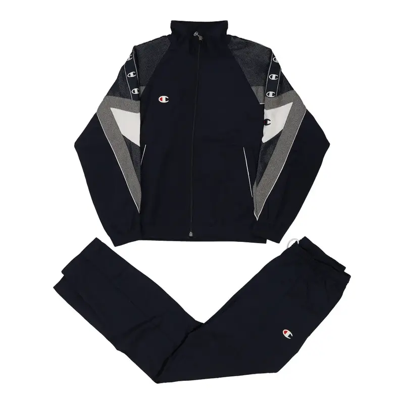 Champion Full Tracksuit - Small Black Polyester