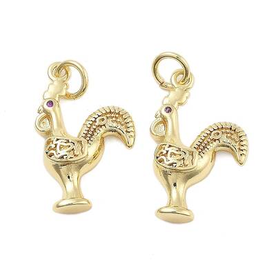 Brass With Cubic Zirconia Pendants