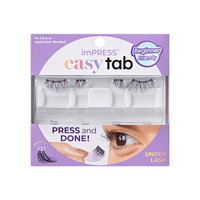 imPRESS Falsies easy tab Self Adhesive Eyelashes– Black Wispy
