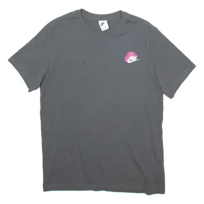 NIKE Mens T-Shirt Grey M