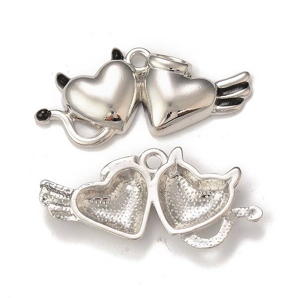 Rack Plating Alloy Enamel Pendants