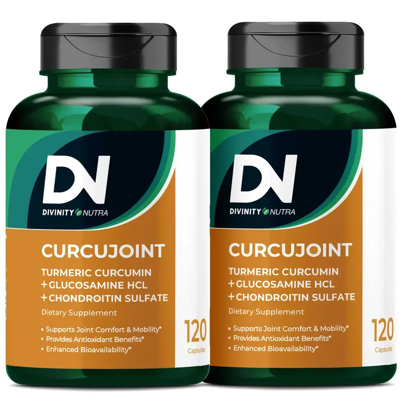 DN Joint Supplement with Turmeric Curcumin, Glucosamine, Chondroitin, Joint Mobility & Discomfort Relief and Inflammatory Res...
