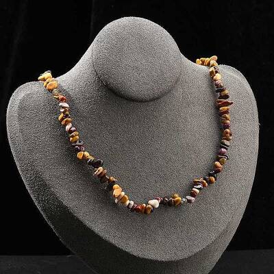 Natural Mookaite Chip Beaded Necklaces for Men Women