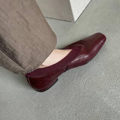 CHIKO Bahiti Square Toe Block Heels Pumps Shoes