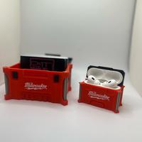 Milwaukee Packout Gift Set: Business Card Holder/Stash Box & AirPods Pro Case Perfect Tool Lover Set