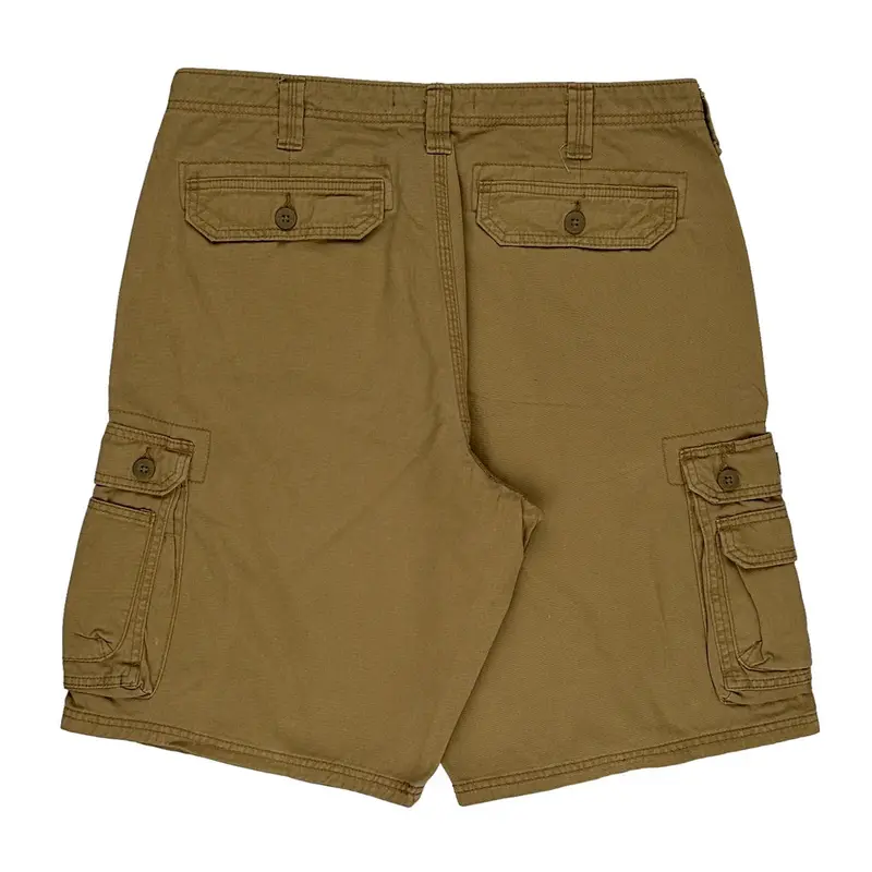 Lee Cargo Shorts - 34W 11L Khaki Cotton | Size: 34″ waist