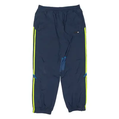 ADIDAS Mens Track Pants Blue Tapered M W30 L32