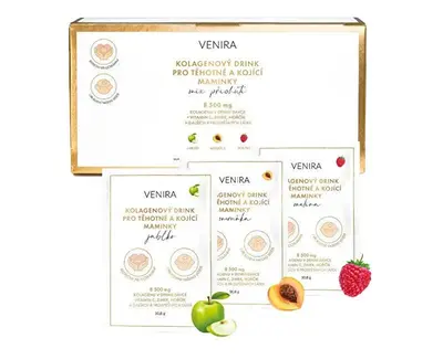 Venira Premium Collagen Drink for Pregnant and Breastfeeding Mothers, 3 Flavor Mix, 30 x 10.8g