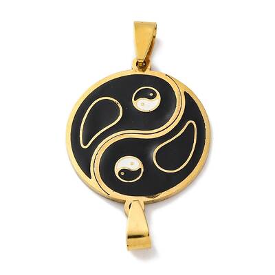 201 Stainless Steel Connector Charms with Enamel