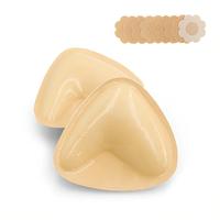 Double-Sided Sticky Bra Inserts Push up Breast Enhancers Pads Reusable Padded Ultra Lift Inserts Adhesive Bra Pads Bikini Wom...