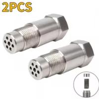 Universal Stainless Steel Check Engine Light CEL Mini Catalyst O2 Sensor Spacer Adapter, M18X1.5 Sensor Spacer Adapter, Car R...
