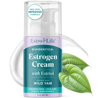 Estro-Life with Wild Yam Cream | Bioidentical Menopause & Menstrual Support | 200mg USP Micronized Estriol