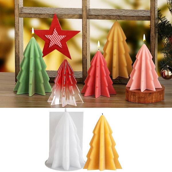 Christmas Tree Candles Silicone Molds