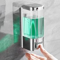 Wall Mounted Soap Dispenser, 500ML Manual Soap Dispenser, Bathroom Soap Dispenser, Bathroom Fixture for Home Hotel