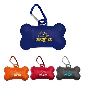 150 Customized Pet Bag Dispenser - Carabiner Clip