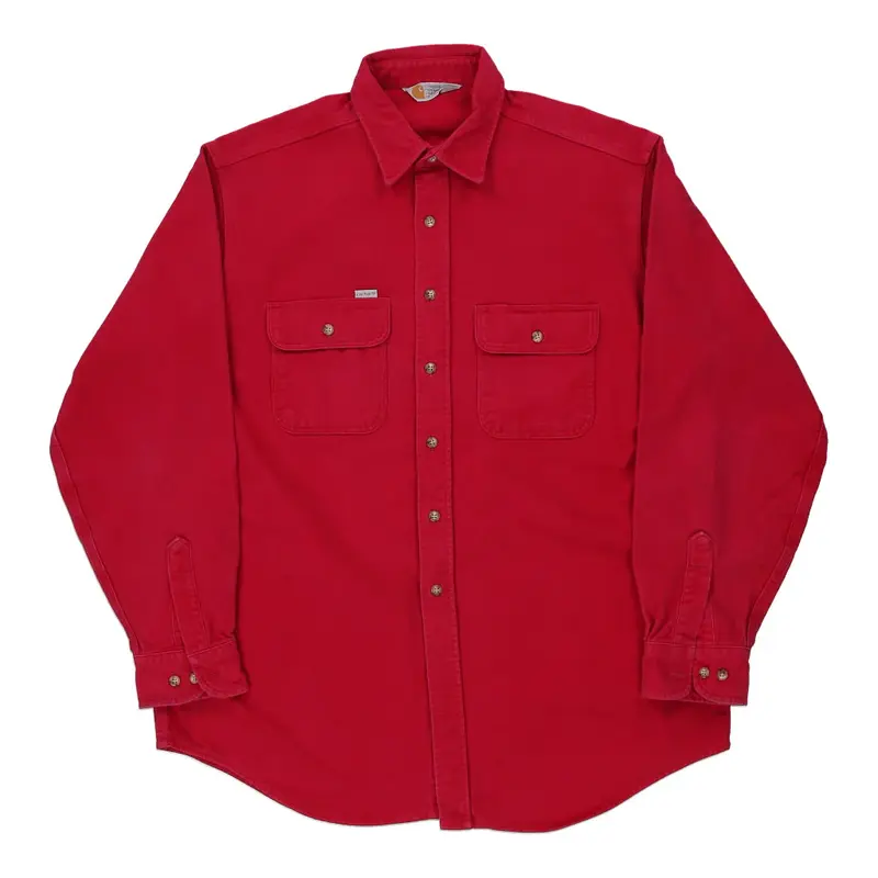 Carhartt Shirt - 2XL Red Cotton
