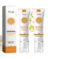 2 PACK Tinted   Face,  to prevent sunburn and tanning Protector Solar Con Color Anti-Sunburn & Moisturizing, SPF 50 Guard Per...
