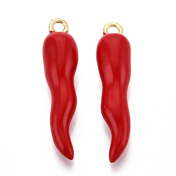 Brass Enamel Pendants