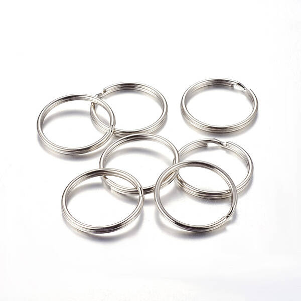 Iron Split Key Rings