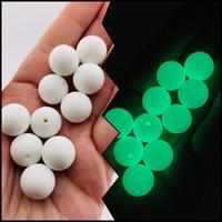 M8-Glow 15mm Silicone Beads by Color 10pk (Packs will be mixed together)