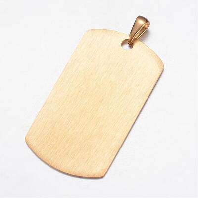 Ion Plating(IP) 304 Stainless Steel Pendants