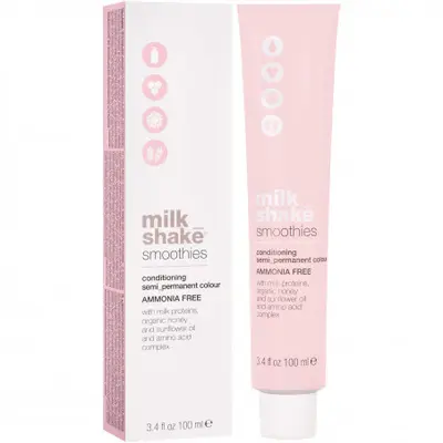 Milk Shake Smoothie Semi-Perm - Ammonia Free Hair Dye 100 ml, Cream Hair Dye 8.1 | 8A || Light ash blonde