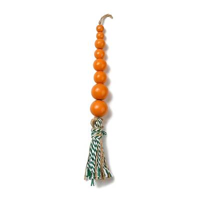 Easter Wood Beaded Pendants Decorations