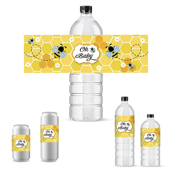 Bottle Label Adhesive Stickers
