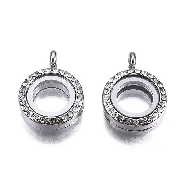 Alloy Magnetic Locket Pendants