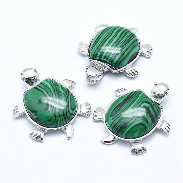 Synthetic Malachite Pendant
