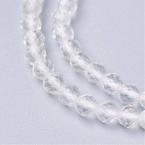 Natural Quartz Crystal Beads Strands