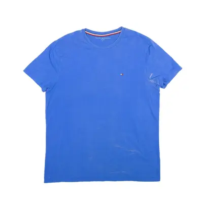 TOMMY HILFIGER T-Shirt Blue Short Sleeve Mens M
