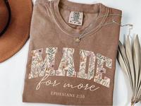 Comfort Colors Bible Verse Shirt, Jesus Cute Christian Shirt, Inspirational shirt for Women, Comfort Colors Tee Breathable Ca...