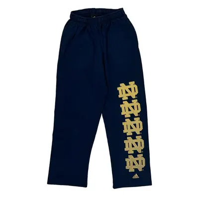 Notre Dame Adidas College Joggers - Small Navy Cotton Blend