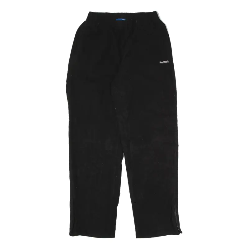 REEBOK Fleece Sweatpants Black Straight Mens M W26 L30