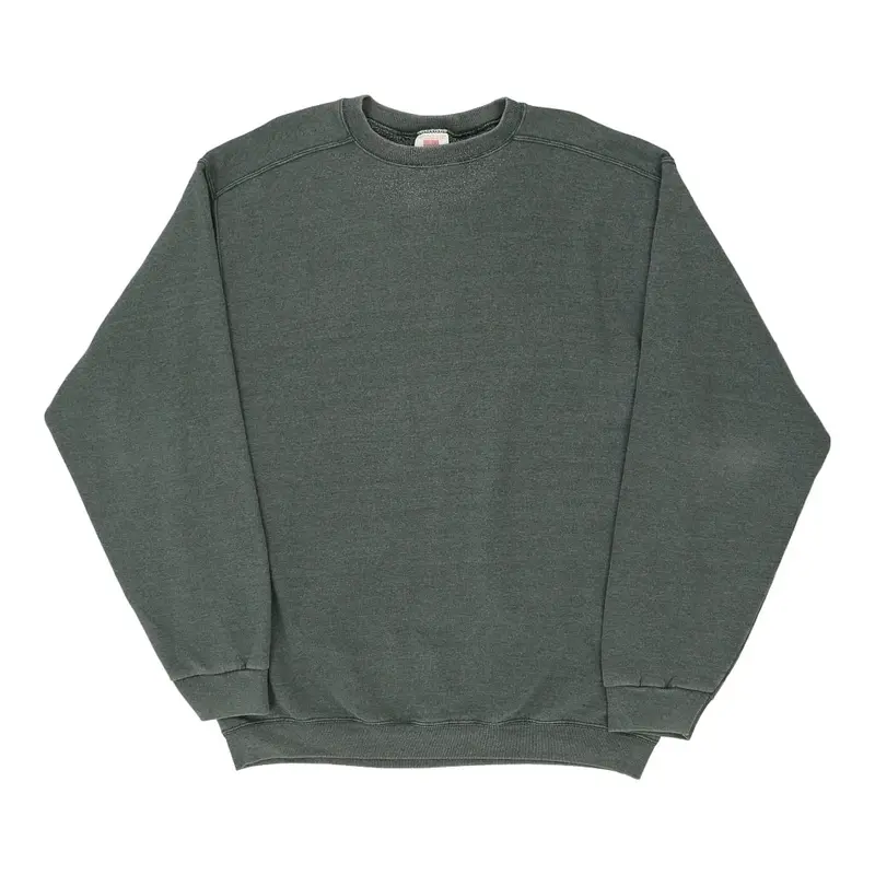 Membar Mark Sweatshirt - Large Green Cotton Blend