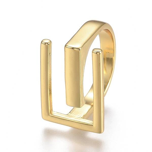 Adjustable Brass Cuff Rings