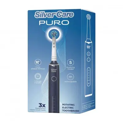 Piave Silvercare Pure Electric Toothbrush + 3 Heads