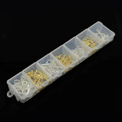 1 Box 140PCS Silver & Golden Zinc Alloy Lobster Claw Clasps
